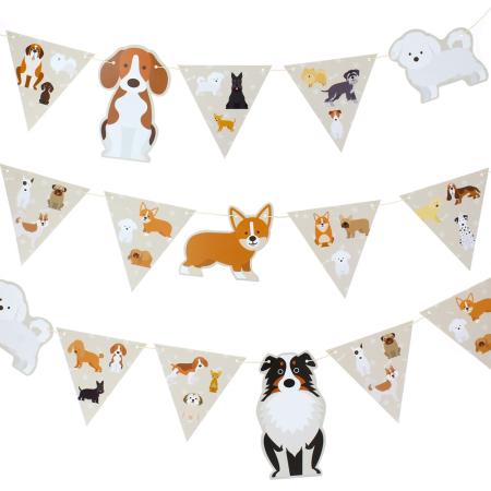 Hunde Party Girlande - ECO Friendly (1,65€/M)